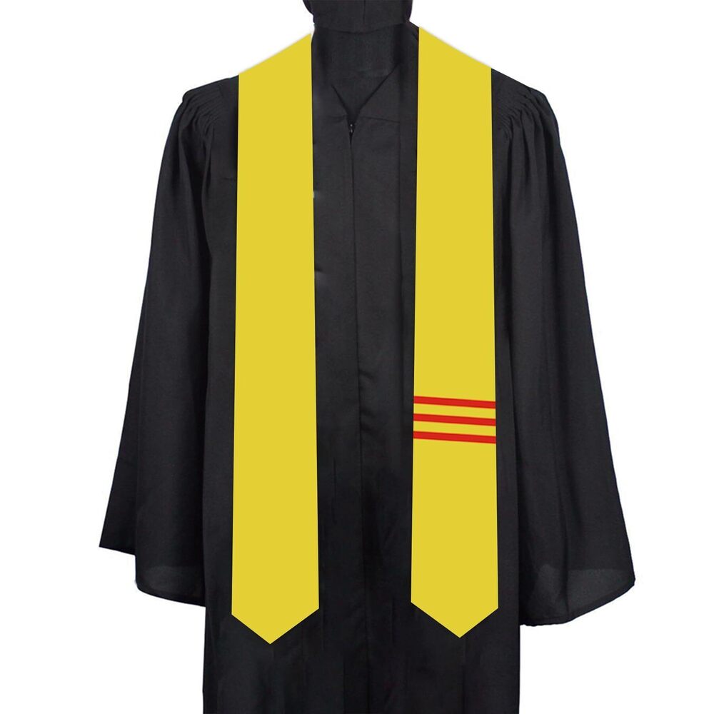 8710 South Vietnam Country flags Graduation Stole scarf Graduation Sash